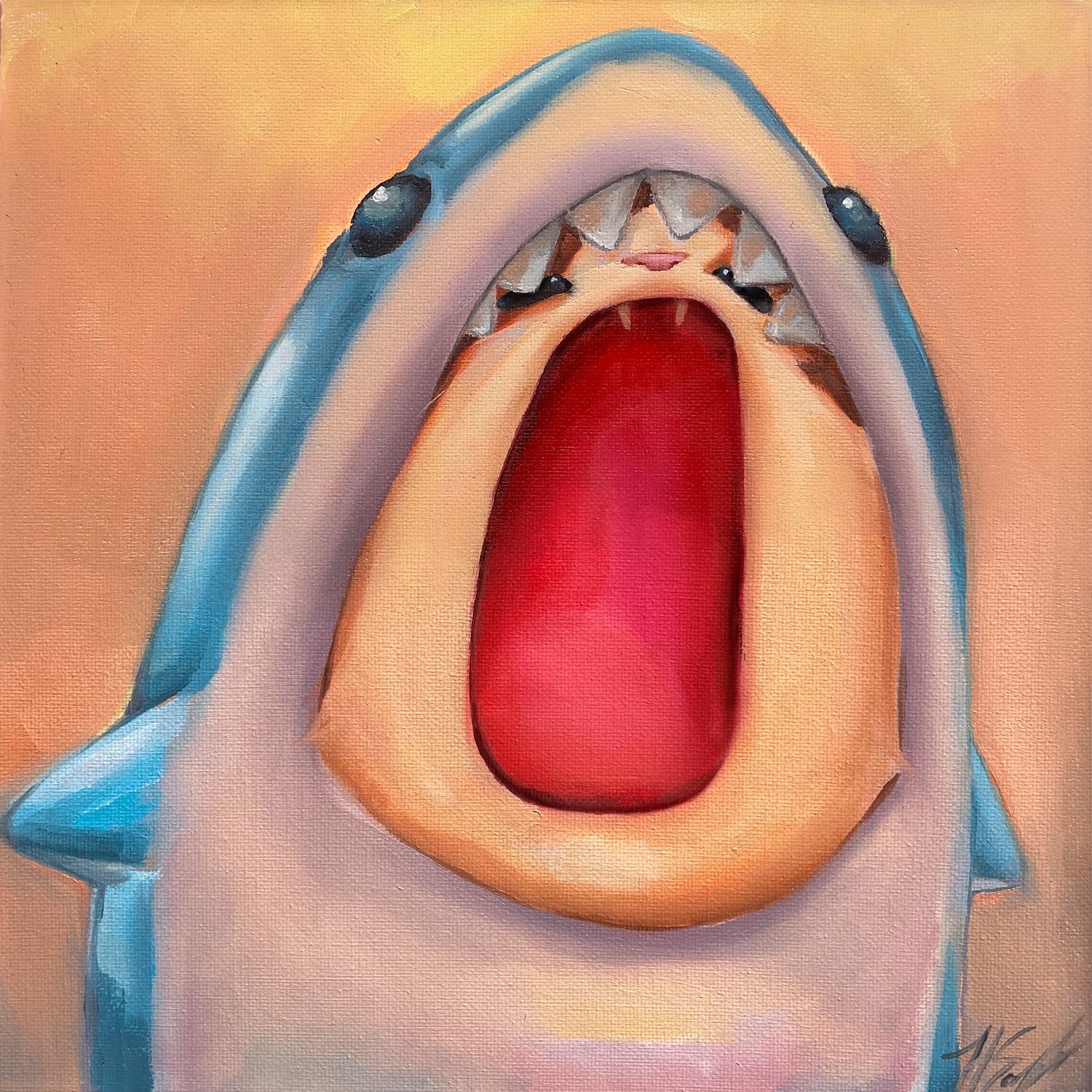 Chaotic Shark Pop Cat